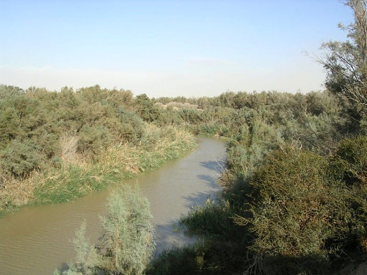 Řeka Jordán v Betanii