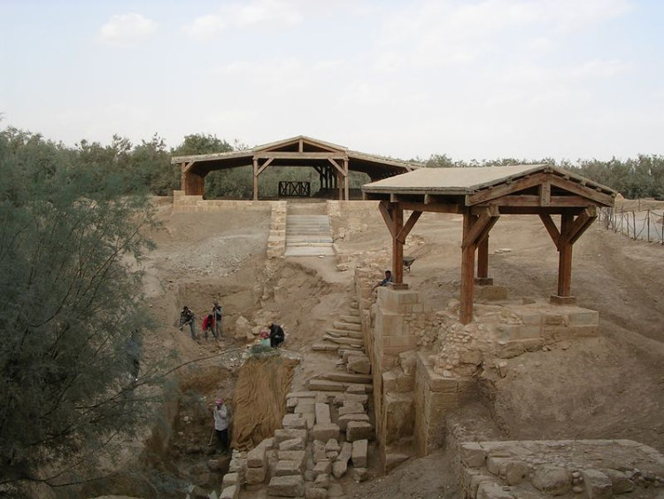 Kostel sv. Jana Křtitele ze 4. století u Wadi Gharar